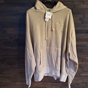 Men's Beige Hoodie American Eagle XXL